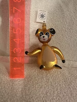 RARE VTG Christopher Radko ROCKELL Raccoon Italian Ornament 97-339-0 • $159