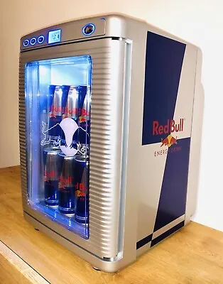 Red Bull Mini Fridge NEW! For Cold Drinks 220V-240V Home Garden / 12V Camper Car • £399