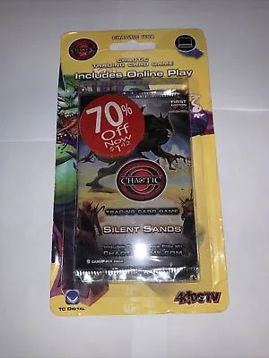 Chaotic TCG “Silent Sands” Booster Package -  (FACTORY SEALED MINT CONDITION) • $40.07