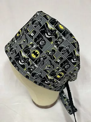 Men/Women Surgical Scrub Cap Lined DC Comics Batman Very Cool 100% Cotton • $17.99