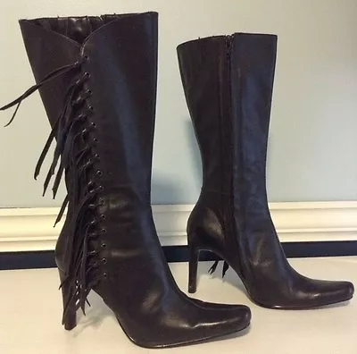 MIA Leather Boots Sz 6 M • $33.15