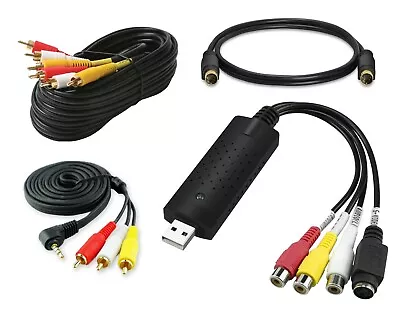 AV To USB Cables For Hi8 8mm Sony Digital8 MiniDV Tape Transfer VHS To DVD • $15.99