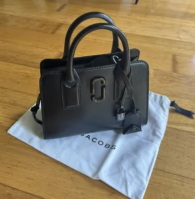 MARC JACOBS Little Big Shot DTM Handbag Spade Black Leather Kate Mimco • $260