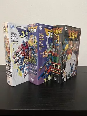 JSA Omnibus Vol. 1 2 & 3 Hardcover By Geoff Johns • $300