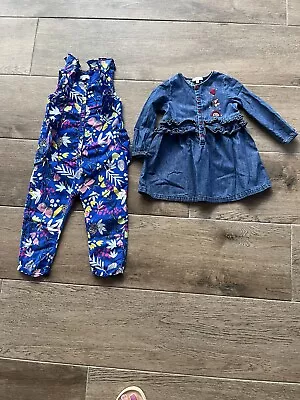 Catimini Dress And Jumpsuit For Baby Girl Size 3 Y And 18 M • $20