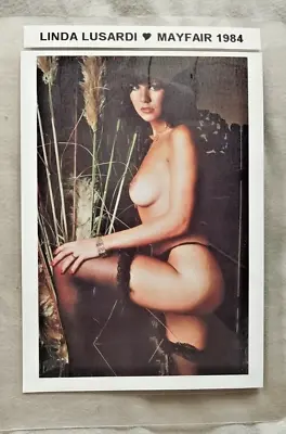 Laminated Photo Print Linda Lusardi Mayfair Magazine 7  By 5  Good. • £2.95