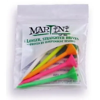 New Authentic Martini Multi Color Golf Tees - You Choose The Quantity   • $18.95