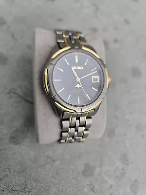 Seiko Titanium Kinetic Sports 100 Watch Replaced Capacitor Runs • $120