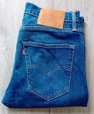 Mens  Original Levi's 512 Slim Stretch Tapered Blue Jeans W30 L30  • £14.99