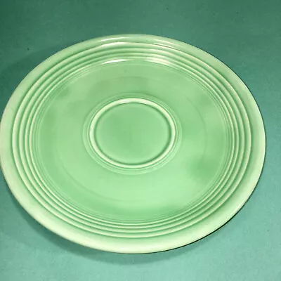 Fiesta Vintage Saucer Correct For Flat Bottom Cup 1936-37 Fiestaware Green • $18.99