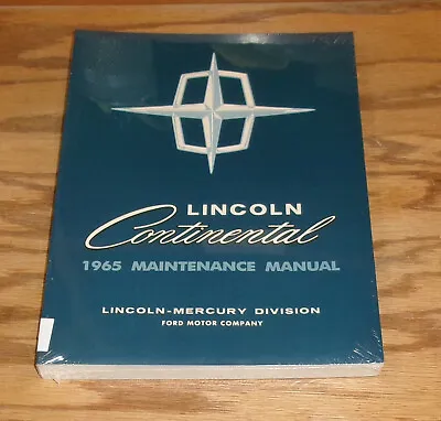 1965 Lincoln Continental Shop Service Maintenance Manual 65 • $48