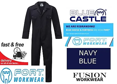 Navy Overallcoverallfortqualityboilersuits -xxlworkcarmechanicppefarm • £19.95