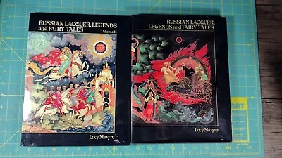 LOT 2 Russian Lacquer Legends And Fairy Tales Lucy Maxym Vols I & II 0940202018 • $29.99