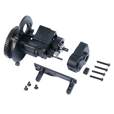 CNC Chassis/Gear Box Transmission Case 2 Speed Kit For 1/10 Axial SCX10 RC Car • $124.71