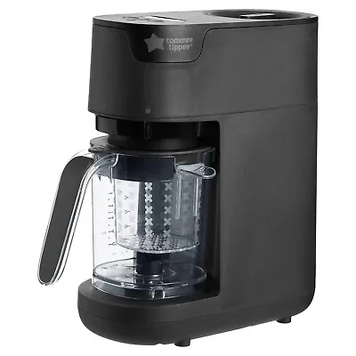 Tommee Tippee Quick Cook Baby Food Steamer And Blender - Black - 324010 • £99.99