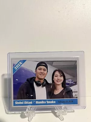Shohei Ohtani And Mamiko Tanaka Custom Card- First Public Picture • $4.49