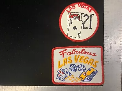 Vintage 2 Las Vegas Souvenir Patches • $11.99