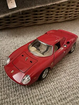 Burago 1/18 Scale Diecast  1965 Ferrari 250 Le Mans Red Model Display • £42