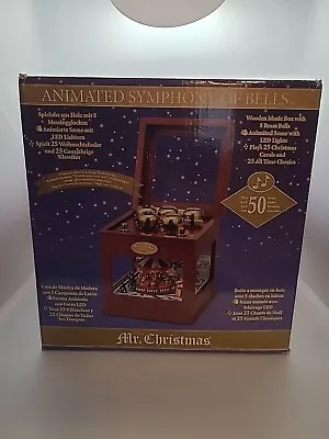 Mr. Christmas Gold Label Collection Animated Symphony Of Bells  50 Tunes Works! • $99.99