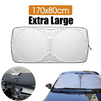 Foldable Large Size Sun Shade Car SunShade Truck Van Windshield Visor Sun Block • $11.99