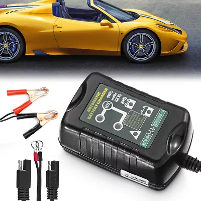 US Battery Charger Maintainer 6V 12V Amp Volt Trickle RV Car Truck Motorcycle • $32.47