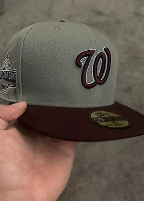 Washington Nationals Fitted Hat Cooperstown Classics Patch All Star Game 7 3/4 • $30