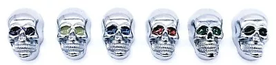 Mix & Match Skull Gem Eyes Solid Die-Cast License Plate Frame Bolts Motorcycle • $4