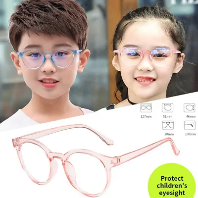 $7.99 • Buy Kids Blue Light Blocking Glasses For Computer Reading Anti Eye Strain UV 100%