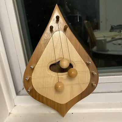 Moon Mountain Woods Swedish 3 String Door Harp Handmade With Solid Wood • $50