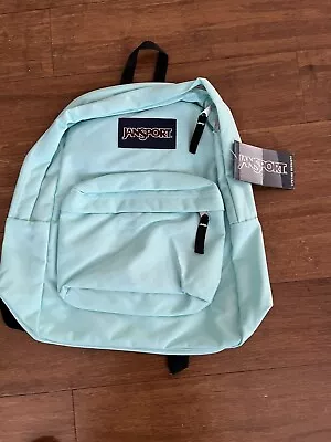 $53 • Buy Jansport Superbreak Backpack Aqua Dash Original