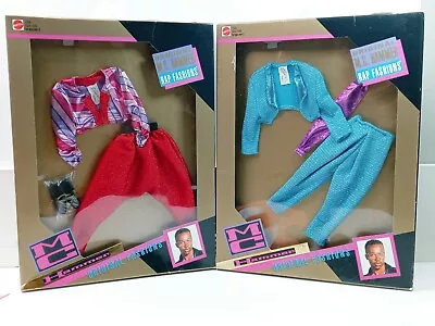 Lot Of 2 MC HAMMER Original Rap Fashions Doll Clothing Outfits Mattel 1991 NIB • $29.99