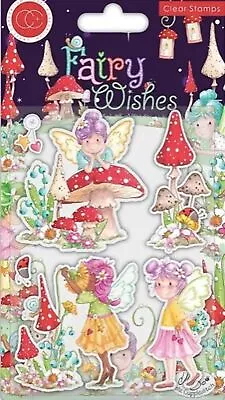 Fairy Wishes Stamp Set Flowers By Craft Consortium • £5.29