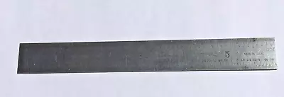 L. S. Co. - Starrett No. 607R 6   Steel Rule Tool - Vintage - Maker Machinist • $15.50