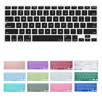 Silicone Keyboard Cover MacBook Air 13 Inch A1466 A1369 Pro 13/15 Inch 2015 • $8.54