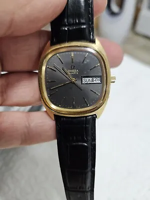 Rare Vintage OMEGA Day Date TV Screen Jumbo 37mm Watch • $935