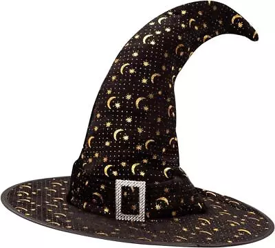 Adult Wizard Hat Halloween World Book Day Wizard Costume Fancy Dress Accessories • £5.95