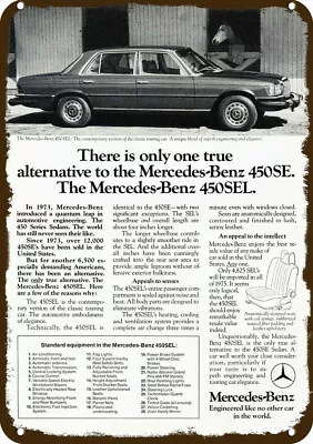 1975 MERCEDES BENZ 450SEL Luxury Car Vintage Look DECORATIVE METAL SIGN - 450 SE • $24.99