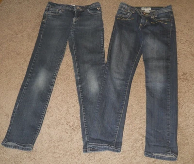 $6.99 • Buy Girl's Jeans Lot - Size 12 - Justice/Z. Cavaricci