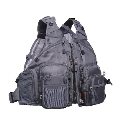 Fishing Vest For Men And Women Outdoor Activity Fly Bass Fishing Vest Backpack • $39.99