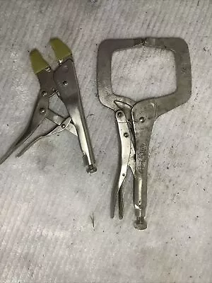 IRWIN THE ORIGINAL 11R Vise-Grip 11” Clamp  & Craftsman USA Vise Grip Pliers • $22.95