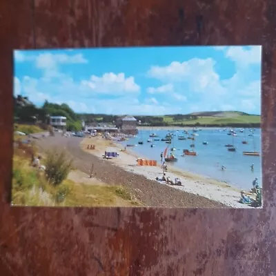 Beach At Rock Near Padstow. Unposted Postcard PT128. • £3.75