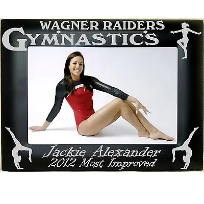 Personalized Metal Gymnastics Photo Frames 4x6 5x7 8x10 Laser Engraved Picture • $14