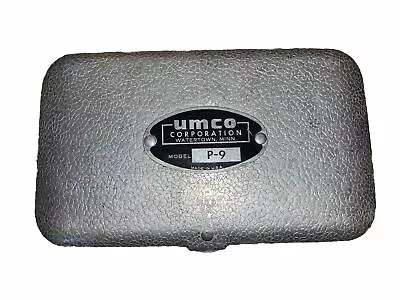 UMCO Model P-9 Vtg Aluminum Fly Tackle Box Double Sided Fishing Box W/ Lures • $16.49