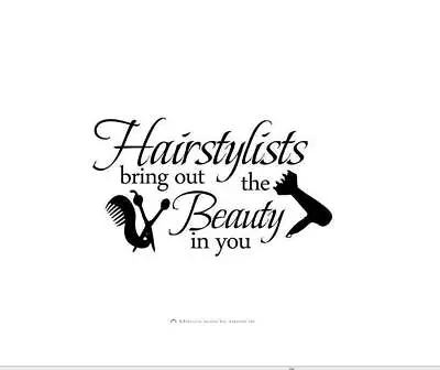 Wall Vinyl Sticker Beauty Shop Store Decal Barber SPA Salon Hair Cut Nail Sign • $24.99