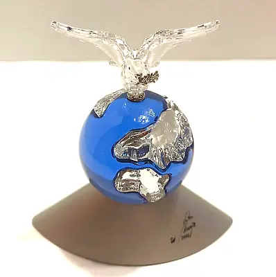 Swarovski Crystal Planet Millennium Vision 2000 Peace Dove Figurine 4.5  W/box • £82.04