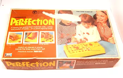 Vintage 1973 Perfection Skill Game Lakeside Complete Works Well Box Included • $25