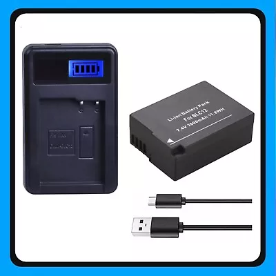 2.0Ah PoB DMW-BLC12E Battery +Charger For Panasonic Lumix DMC-FZ200FZ300FZ1000 • $49.90