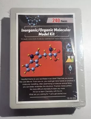 $15.99 • Buy New In Package 240 Piece Inorganic & Organic Molecular Model Kit - Free Ship!