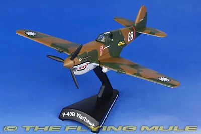 Postage Stamp Planes 1:90 P-40B Warhawk AVG Flying Tigers Charles Older White • $31.95