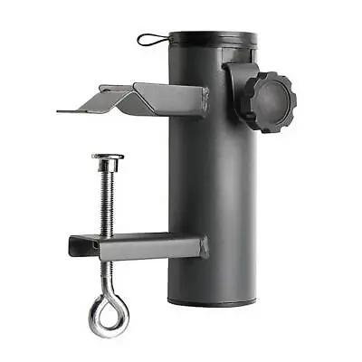 Metal Balcony Parasol Holder Clamp Umbrella Holder Fence Parasol Clamp 33-38 Mm • £6.99